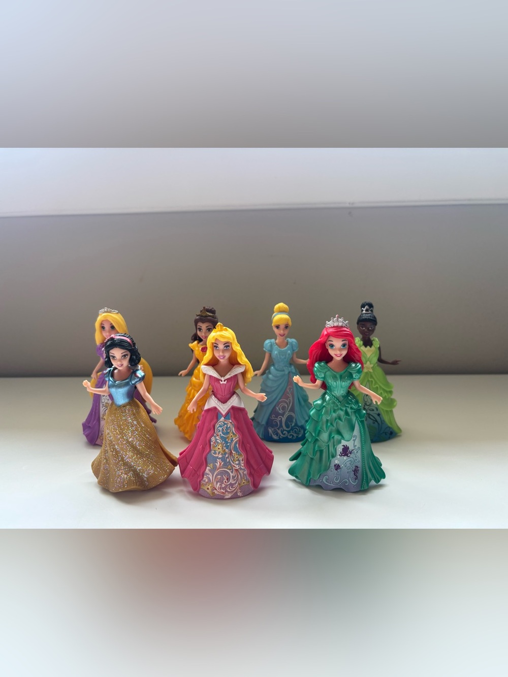 Disney Princess little kingdom magiclip dolls set of 7